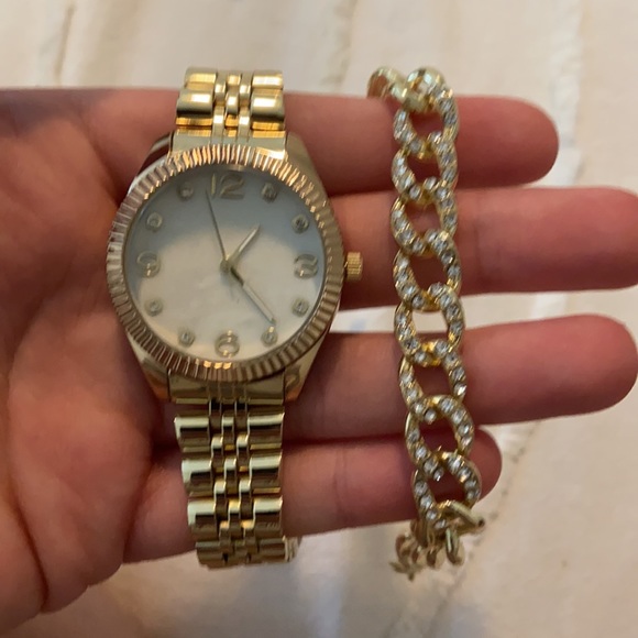 Vintage Watch and Bracelet Set